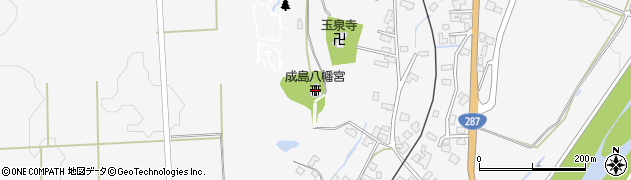 成島八幡宮周辺の地図