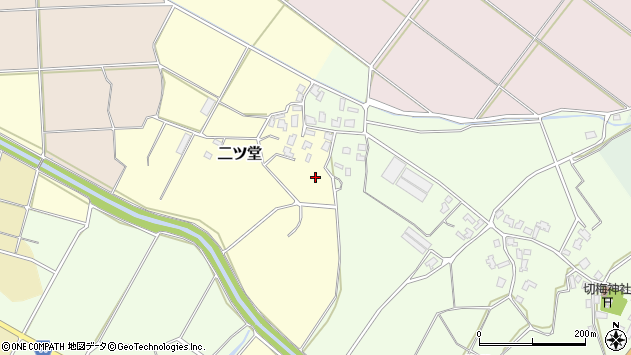 〒959-2302 新潟県新発田市二ツ堂の地図