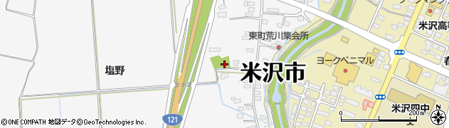 塩井神社周辺の地図