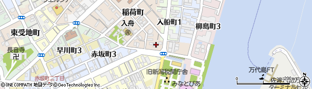 新潟県新潟市中央区稲荷町3612周辺の地図