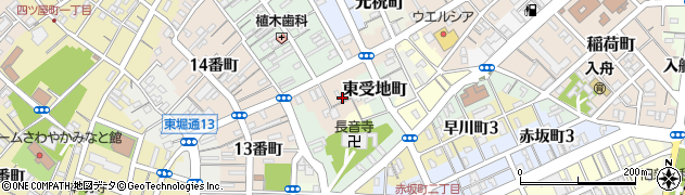 新潟県新潟市中央区横七番町通周辺の地図