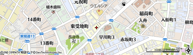 新潟県新潟市中央区菅根町周辺の地図