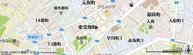 新潟県新潟市中央区寄合町周辺の地図