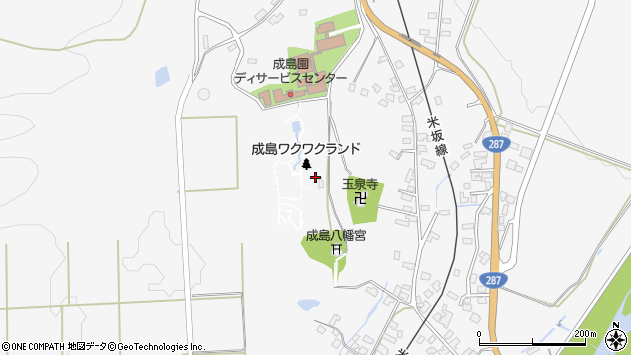 〒992-0083 山形県米沢市広幡町成島の地図