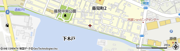 上藤見公園周辺の地図