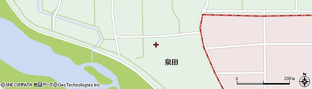 宮城県角田市枝野（泉）周辺の地図