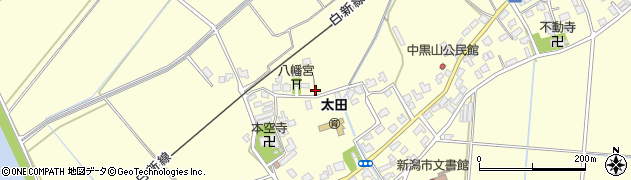 新潟県新潟市北区太田周辺の地図