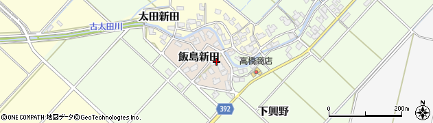 新潟県新発田市飯島新田2周辺の地図
