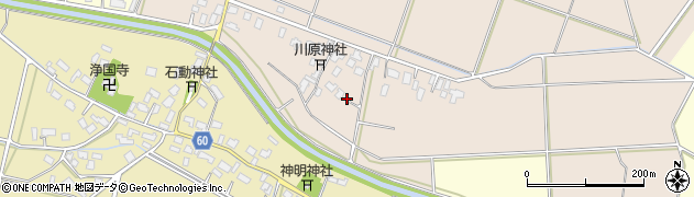 新潟県新発田市北蓑口周辺の地図