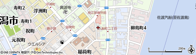 新潟県新潟市中央区稲荷町3581周辺の地図