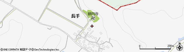 山形県米沢市長手谷の口周辺の地図
