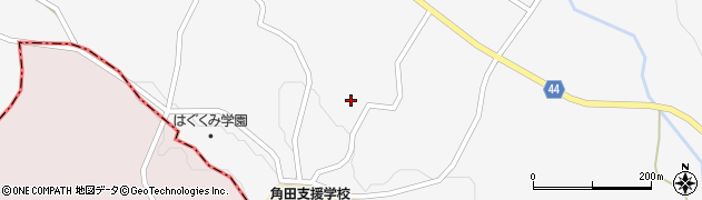 宮城県角田市島田御蔵林37周辺の地図