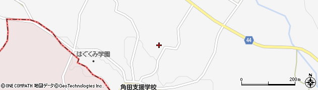 宮城県角田市島田（御蔵林）周辺の地図