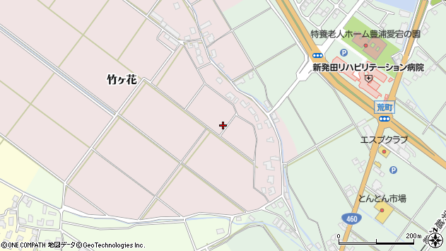 〒959-2301 新潟県新発田市竹ケ花の地図