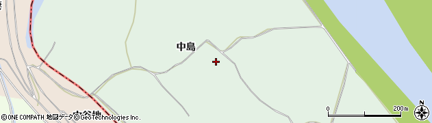 宮城県角田市枝野中島周辺の地図