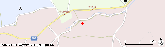 宮城県丸森町（伊具郡）大張川張（鏡田）周辺の地図
