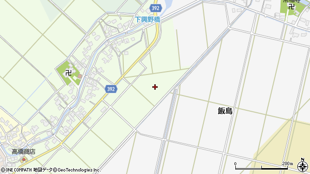 〒957-0083 新潟県新発田市下興野の地図