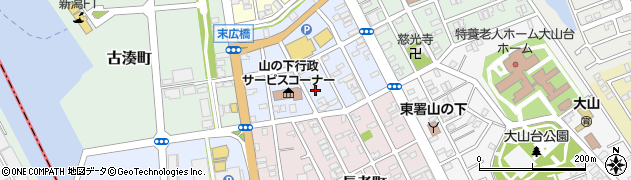 新潟県新潟市東区古川町周辺の地図
