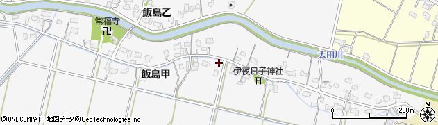 新潟県新発田市飯島甲周辺の地図