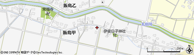 新潟県新発田市飯島（甲）周辺の地図