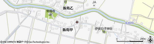 新潟県新発田市飯島甲107周辺の地図