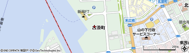 新潟県新潟市東区古湊町周辺の地図