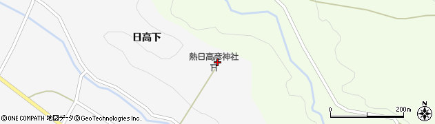 熱日高彦神社周辺の地図