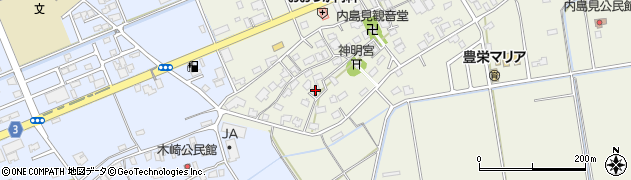 新潟県新潟市北区内島見14周辺の地図