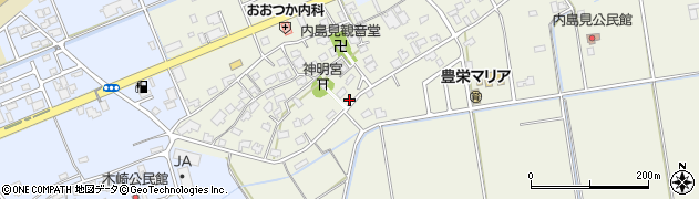 新潟県新潟市北区内島見67周辺の地図