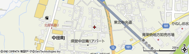 山形県米沢市中田町道ノ上二周辺の地図