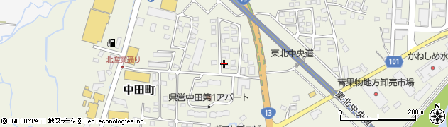 山形県米沢市中田町（道ノ上二）周辺の地図