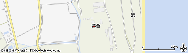 宮城県山元町（亘理郡）坂元（芦合）周辺の地図