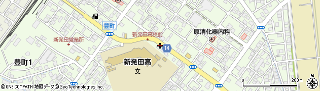新潟県新発田市豊町周辺の地図