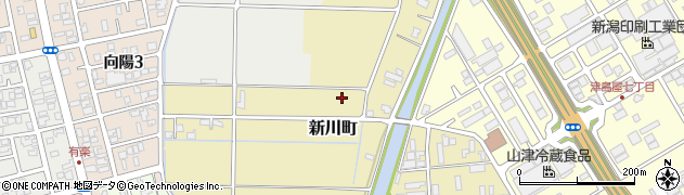 新潟県新潟市東区新川町周辺の地図