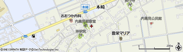 新潟県新潟市北区内島見81周辺の地図