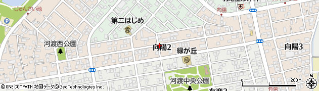 新潟県新潟市東区向陽周辺の地図