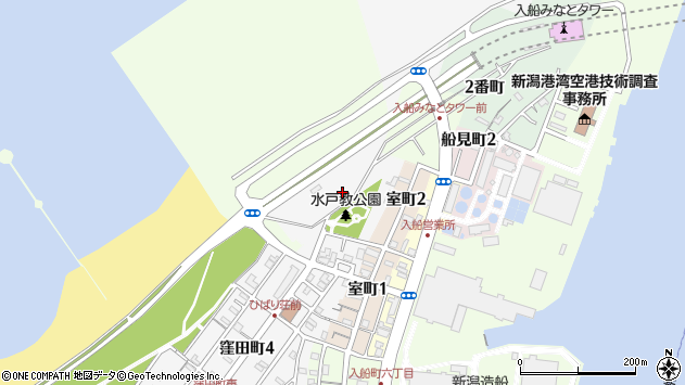 〒951-8003 新潟県新潟市中央区雲雀町の地図