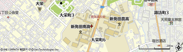 新潟県立新発田南高等学校　社会科周辺の地図