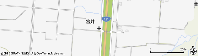 山形県米沢市塩井町周辺の地図