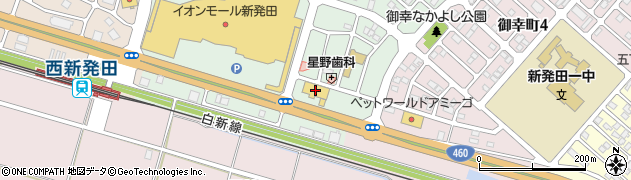 洋服の青山新発田店周辺の地図