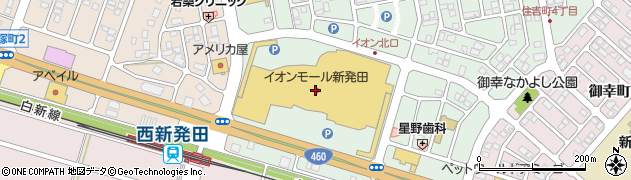 イオン新発田店周辺の地図