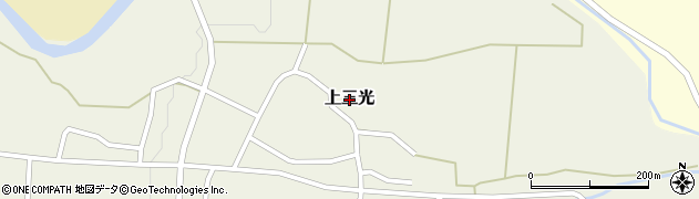新潟県新発田市上三光周辺の地図