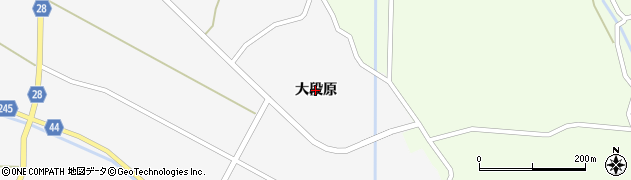 宮城県角田市島田（大段原）周辺の地図