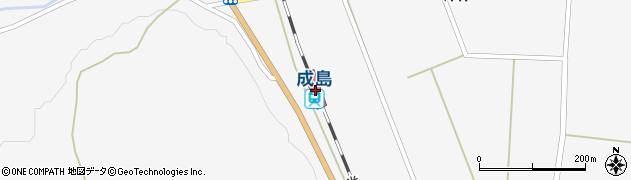 成島駅周辺の地図