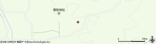 宮城県角田市尾山（引田）周辺の地図