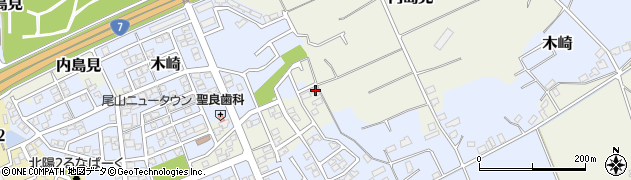 新潟県新潟市北区内島見2166周辺の地図