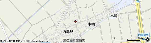 新潟県新潟市北区内島見周辺の地図