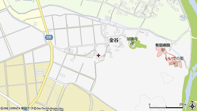 〒957-0014 新潟県新発田市金谷の地図