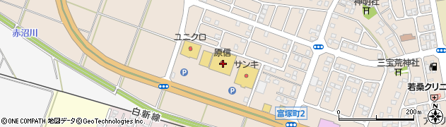東京スター銀行原信西新発田店 ＡＴＭ周辺の地図