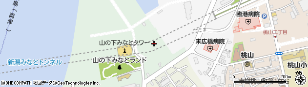 新潟県新潟市東区臨海町周辺の地図